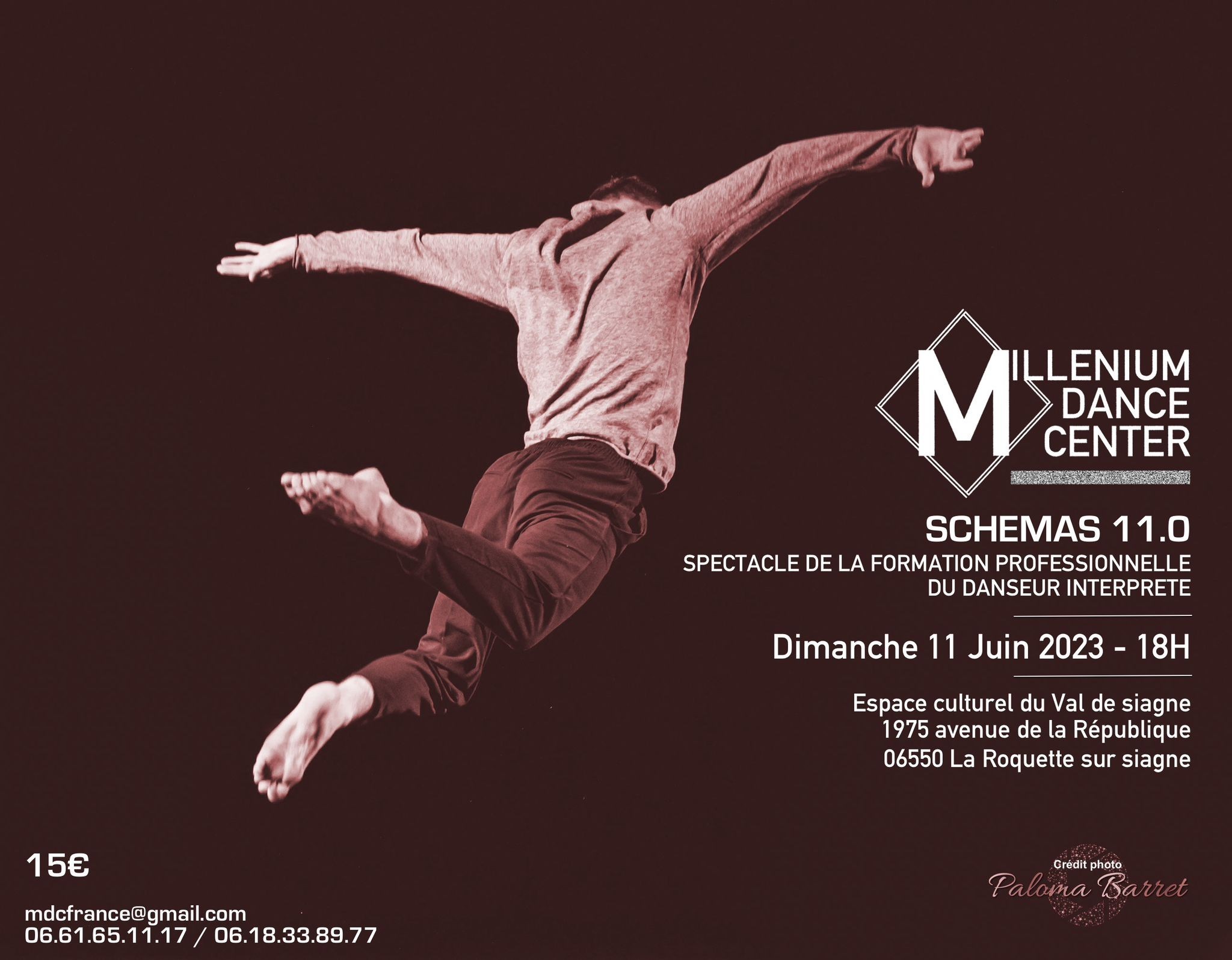 Formation professionnelle du danseur interprète en spectacle le 11 juin 2023